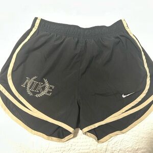 Nike Kids Black and Tan Shorts